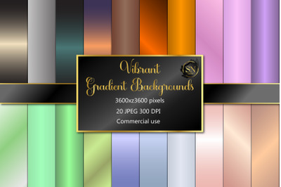 Vibrant gradients, vibrant foil, backgrounds, digital paper, textures,