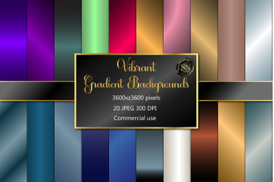 Vibrant gradients, vibrant foil, backgrounds, digital paper, textures,