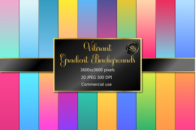 Vibrant gradients, vibrant foil, backgrounds, digital paper, textures,