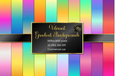 Vibrant gradients, vibrant foil, backgrounds, digital paper, textures,