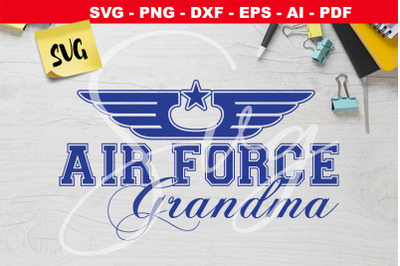 Army svg Air force Grandma svg