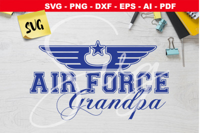 Army svg Air Force Grandpa