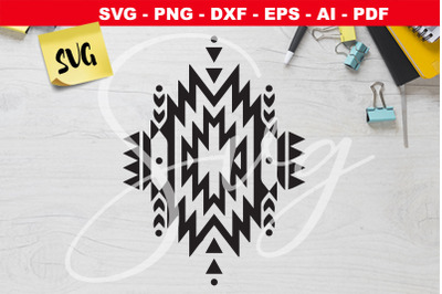 Aztec Tribal Pattern Svg