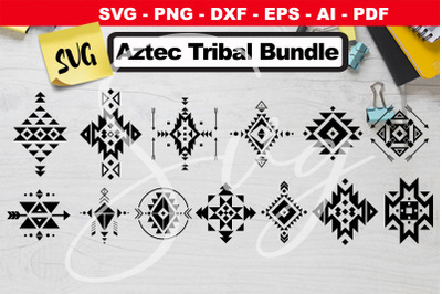 13 AZTEC Tribal Bundle SVG
