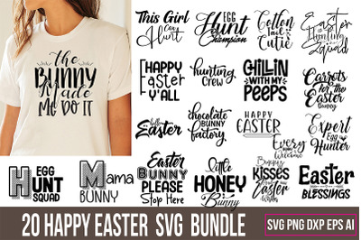 Happy Easter SVG Bundle