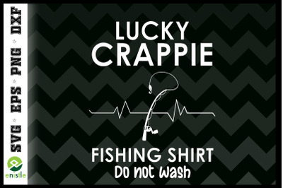 Fisherman Lucky Crappie Fishing Shirt