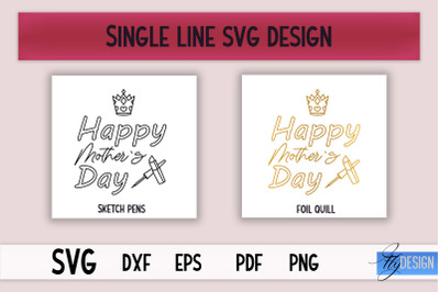 Single Line SVG | Foil Quill Sayings | Engraving Tools