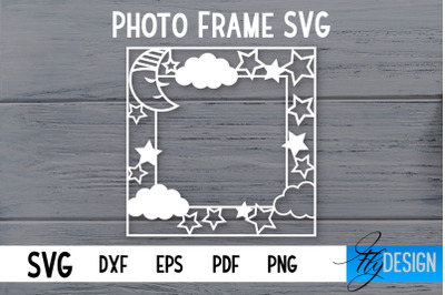 Photo Frame SVG | Lace Photo Frame SVG | Paper Cut SVG