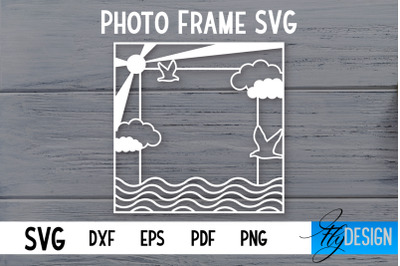 Photo Frame SVG | Lace Photo Frame SVG | Paper Cut SVG