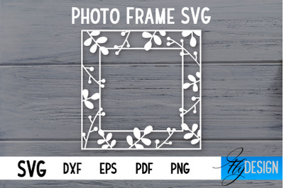 Photo Frame SVG | Lace Photo Frame SVG | Paper Cut SVG