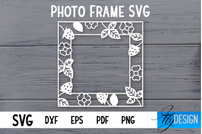 Photo Frame SVG | Lace Photo Frame SVG | Paper Cut SVG