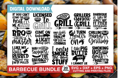 Barbecue SVG Bundle 20 Designs