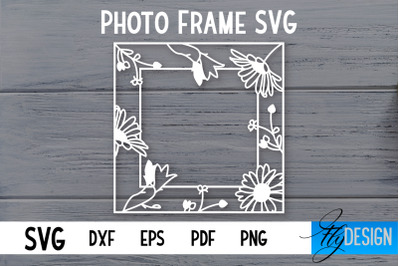 Photo Frame SVG | Lace Photo Frame SVG | Paper Cut SVG