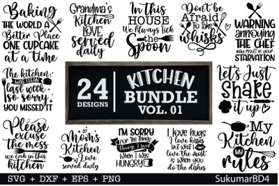 Kitchen SVG Bundle 24 Design