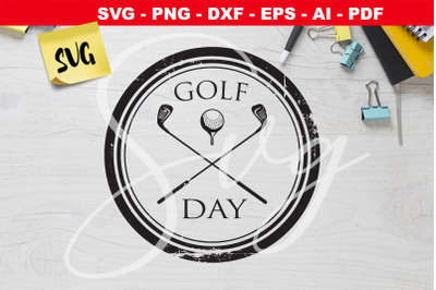 Golf day SVG