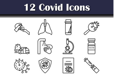 Covid Icon Set