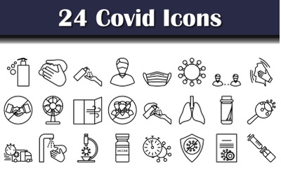 Covid Icon Set