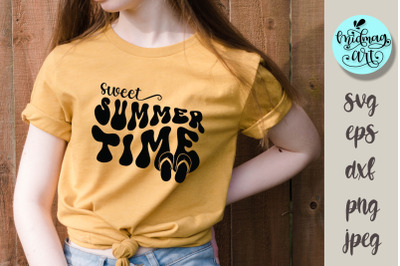 Sweet summertime vibes svg, summer cut file