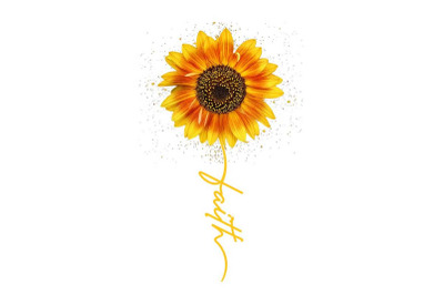 Faith Sunflower Christians Sublimation