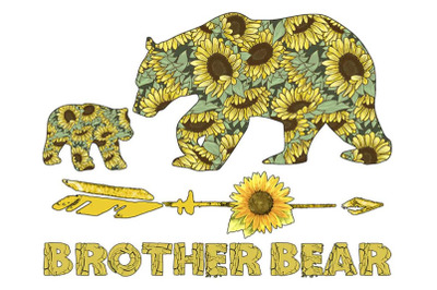 Brother Bear Sunflower Sublimation