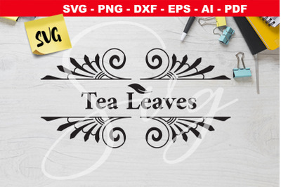 Tea leaves SVG tea svg