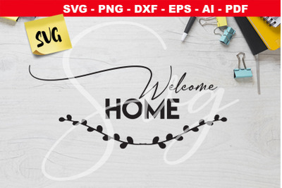 Welcome home svg