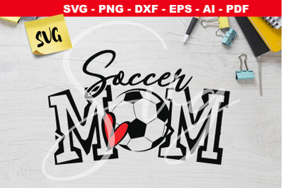 Soccer MOM svg