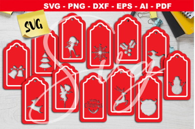 Christmas Tags SVG