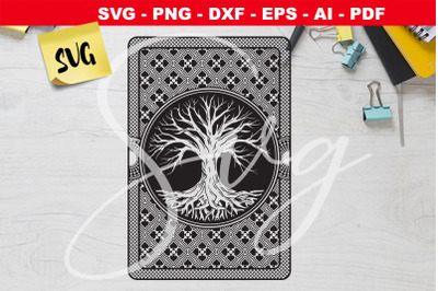 Tree of life card svg