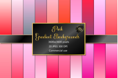 Rose Gradient digital paper pack, digital background, scrapbook paper,