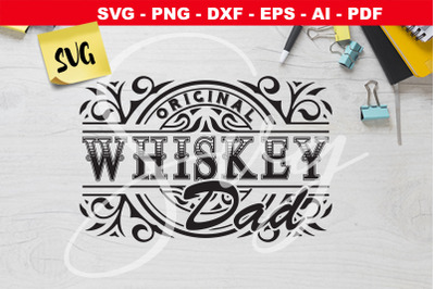 Whiskey Dad svg