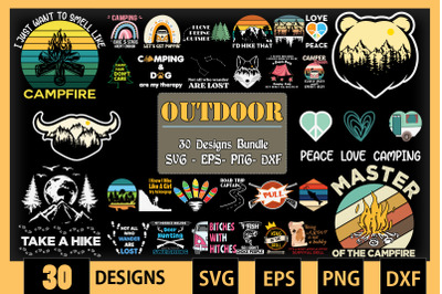 Outdoor Bundle SVG 30 designs