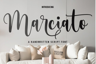 Marciato Script Font