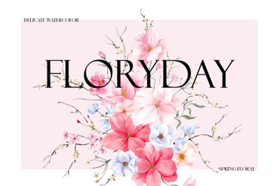 FloryDay. Delicate flowers.