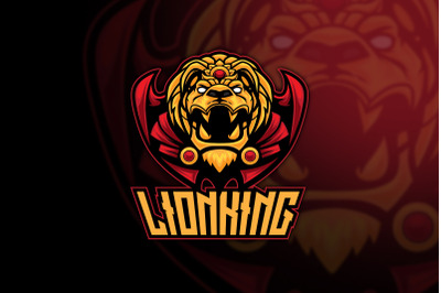 Lion King Esport Logo Template