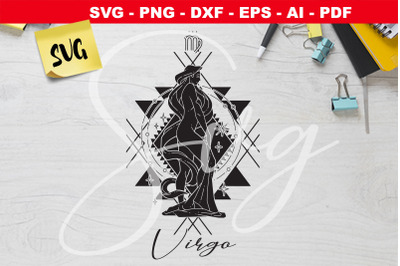 Virgo svg zodiac sign svg