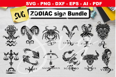 Zodiac SVG BUNDLE