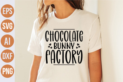 Chocolate Bunny Factory svg