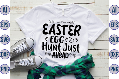 Easter Egg Hunt Just Ahead svg