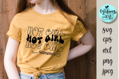 Hot girl summer svg, summer cut file