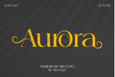 Aurora Typeface