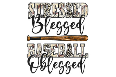 Stressed Blessed Baseball Oblessed Subimation