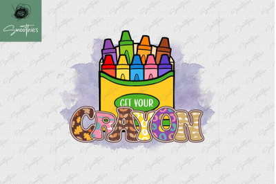 Get Your Crayon Tshirt Design