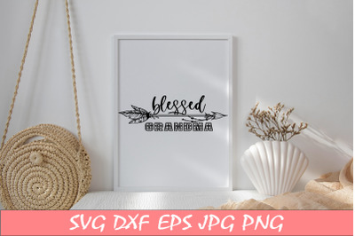 Blessed Grandma Aztec SVG File