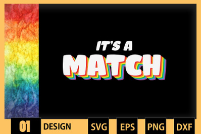 LGBT pride It&#039;s A Match