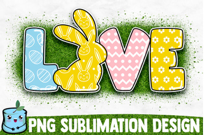 Easter Love Sublimation Design