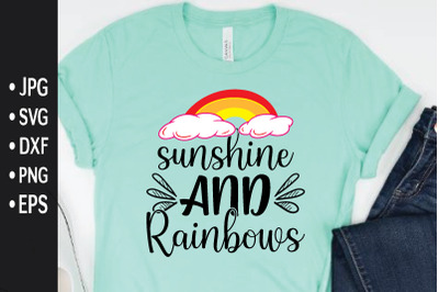 sunshine and rainbows