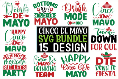 Cinco de Mayo SVG Design Bundle
