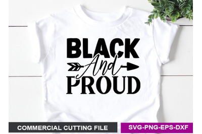 Black and proud- SVG