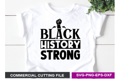 Black history  strong SVG